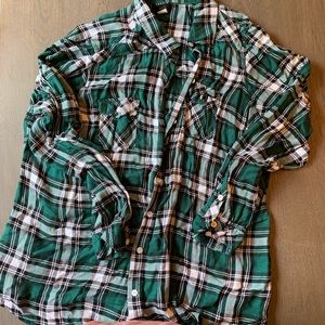 Torrid flannel button down shirt